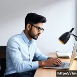 macOS에서 소프트웨어 설치 및 삭제 - **Prompt 1: "The Efficient Mac User"**
    A focused young Bengali adult, dressed in smart casual at...