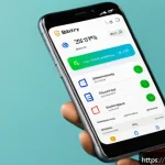 운영체제별 배터리 관리 방법 - A modern smartphone screen displaying a detailed battery saver mode interface in Bengali language, s...