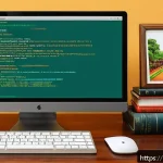 리눅스에서 파일 권한 설정 방법 - A detailed, educational illustration showing a Linux file permission concept for Bengali users: depi...